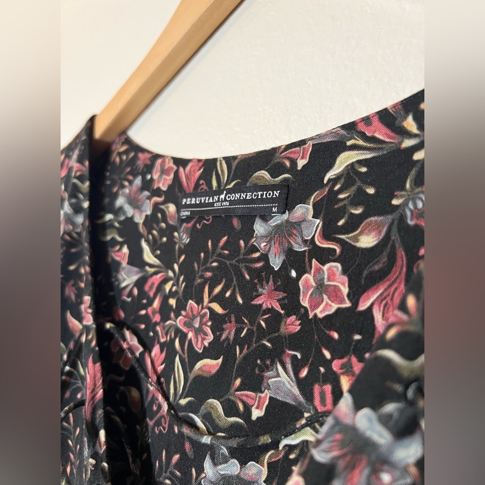 Peruvian Connection Amazon Flora Tunic Dress - image 3